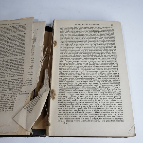 Antique 1875 Commissioner of Agriculture Report for 1874 to Pres U.S. Grant - Picture 10 of 12